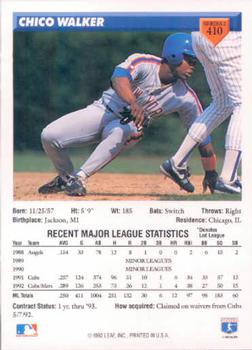 Chico Walker  baseball card collectible - Main Image 2