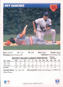 Rey Sanchez  baseball card collectible - Main Image 2