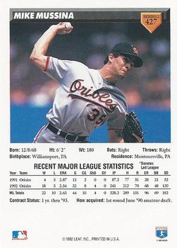 Mike Mussina  baseball card collectible - Main Image 2