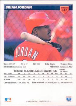 Brian Jordan  baseball card collectible - Main Image 2