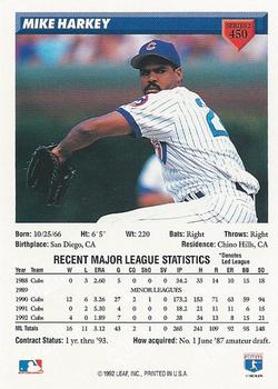 Mike Harkey  baseball card collectible - Main Image 2