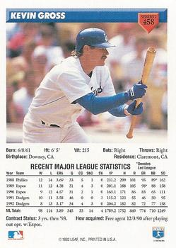 Kevin Gross  baseball card collectible - Main Image 2