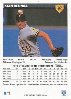 Stan Belinda  baseball card collectible - Main Image 2