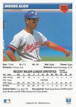 Moises Alou  baseball card collectible - Main Image 2