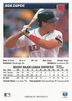 Bob Zupcic  baseball card collectible - Main Image 2
