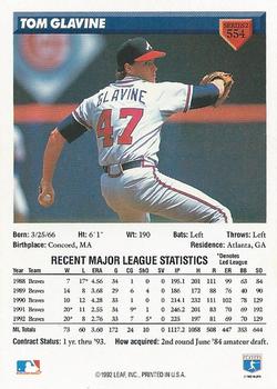Tom Glavine  baseball card collectible - Main Image 2