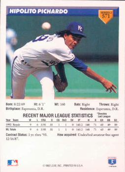 Hipolito Pichardo  baseball card collectible - Main Image 2