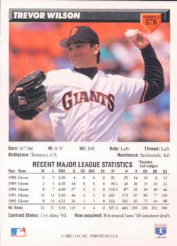 Trevor Wilson  baseball card collectible - Main Image 2