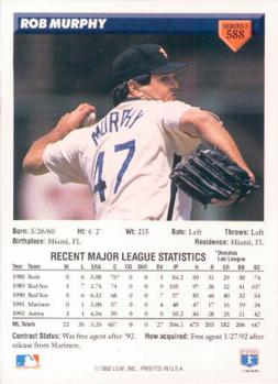 Rob Murphy  baseball card collectible - Main Image 2