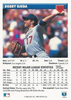 Bobby Ojeda  baseball card collectible - Main Image 2