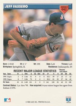 Jeff Fassero  baseball card collectible - Main Image 2