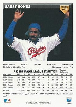 Barry Bonds  baseball card collectible - Main Image 2