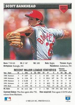 Scott Bankhead  baseball card collectible - Main Image 2