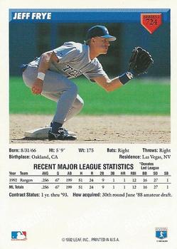 Jeff Frye  baseball card collectible - Main Image 2