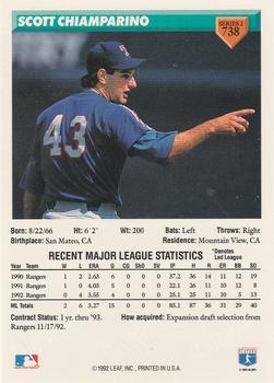 Scott Chiamparino  baseball card collectible - Main Image 2