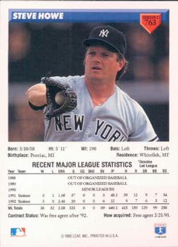 Steve Howe  baseball card collectible - Main Image 2