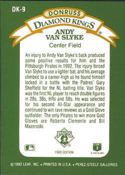 Andy Van Slyke  baseball card collectible - Main Image 2