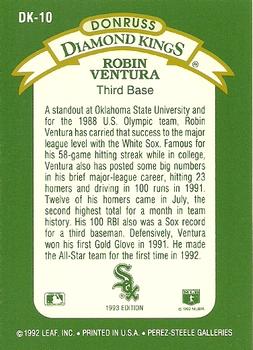 Robin Ventura  baseball card collectible - Main Image 2