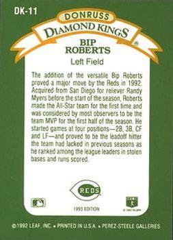 Bip Roberts  baseball card collectible - Main Image 2