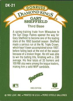Gary Sheffield  baseball card collectible - Main Image 2