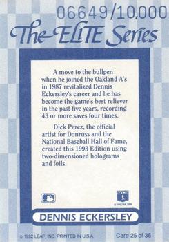 Dennis Eckersley  baseball card collectible - Main Image 2