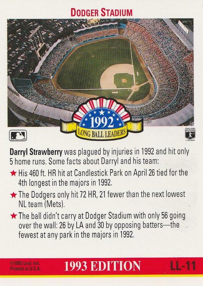 Darryl Strawberry  baseball card collectible - Main Image 2