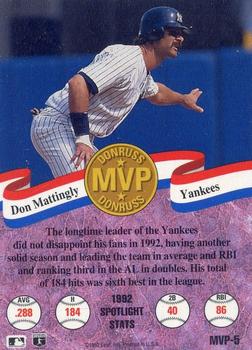Don Mattingly  baseball card collectible - Main Image 2