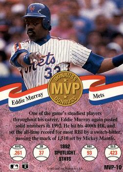 Eddie Murray  baseball card collectible - Main Image 2