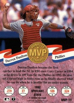 Darren Daulton  baseball card collectible - Main Image 2