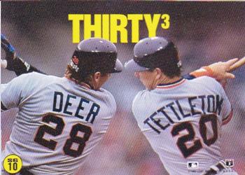 Cecil Fielder / Rob Deer / Mickey Tettleton  baseball card collectible - Main Image 2