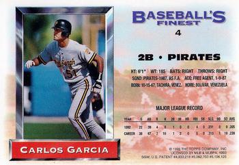 Carlos Garcia  baseball card collectible - Main Image 2