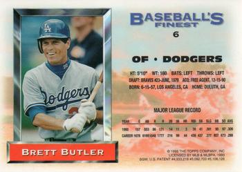 Brett Butler  baseball card collectible - Main Image 2