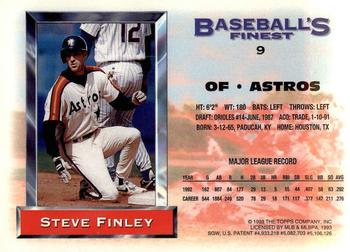 Steve Finley  baseball card collectible - Main Image 2