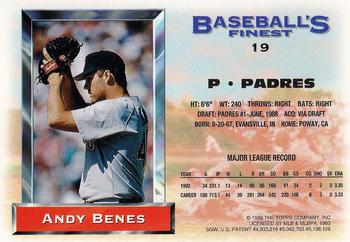 Andy Benes  baseball card collectible - Main Image 2
