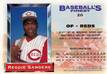 Reggie Sanders  baseball card collectible - Main Image 2