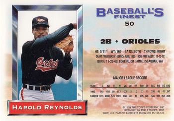 Harold Reynolds  baseball card collectible - Main Image 2