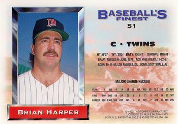 Brian Harper  baseball card collectible - Main Image 2