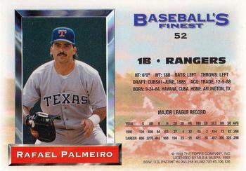 Rafael Palmeiro  baseball card collectible - Main Image 2
