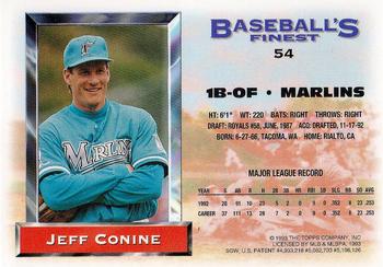 Jeff Conine  baseball card collectible - Main Image 2