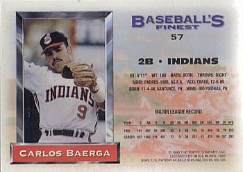 Carlos Baerga  baseball card collectible - Main Image 2