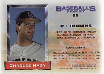 Charles Nagy  baseball card collectible - Main Image 2