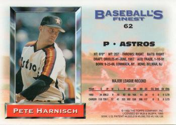 Pete Harnisch  baseball card collectible - Main Image 2