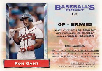 Ron Gant  baseball card collectible - Main Image 2