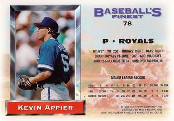 Kevin Appier  baseball card collectible - Main Image 2