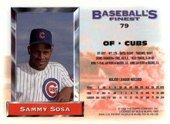 Sammy Sosa  baseball card collectible - Main Image 2
