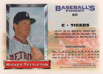 Mickey Tettleton  baseball card collectible - Main Image 2