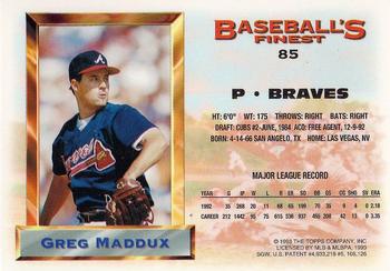 Greg Maddux  baseball card collectible - Main Image 2