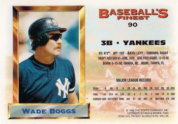 Wade Boggs  baseball card collectible - Main Image 2