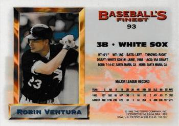 Robin Ventura  baseball card collectible - Main Image 2