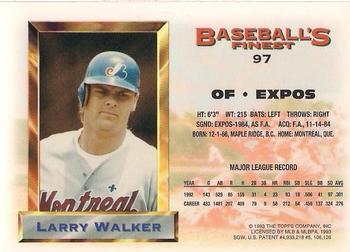 Larry Walker  baseball card collectible - Main Image 2
